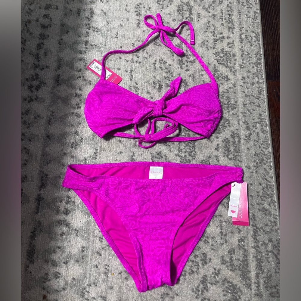 Vibrant Pink Bikini Set